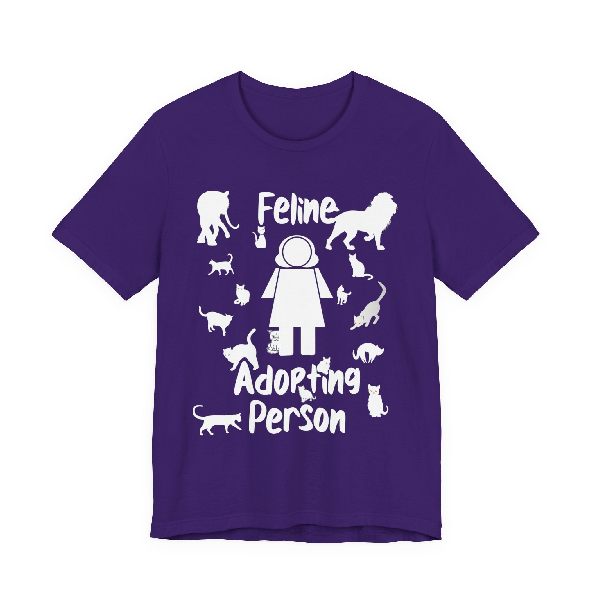Feline Adopting Person
