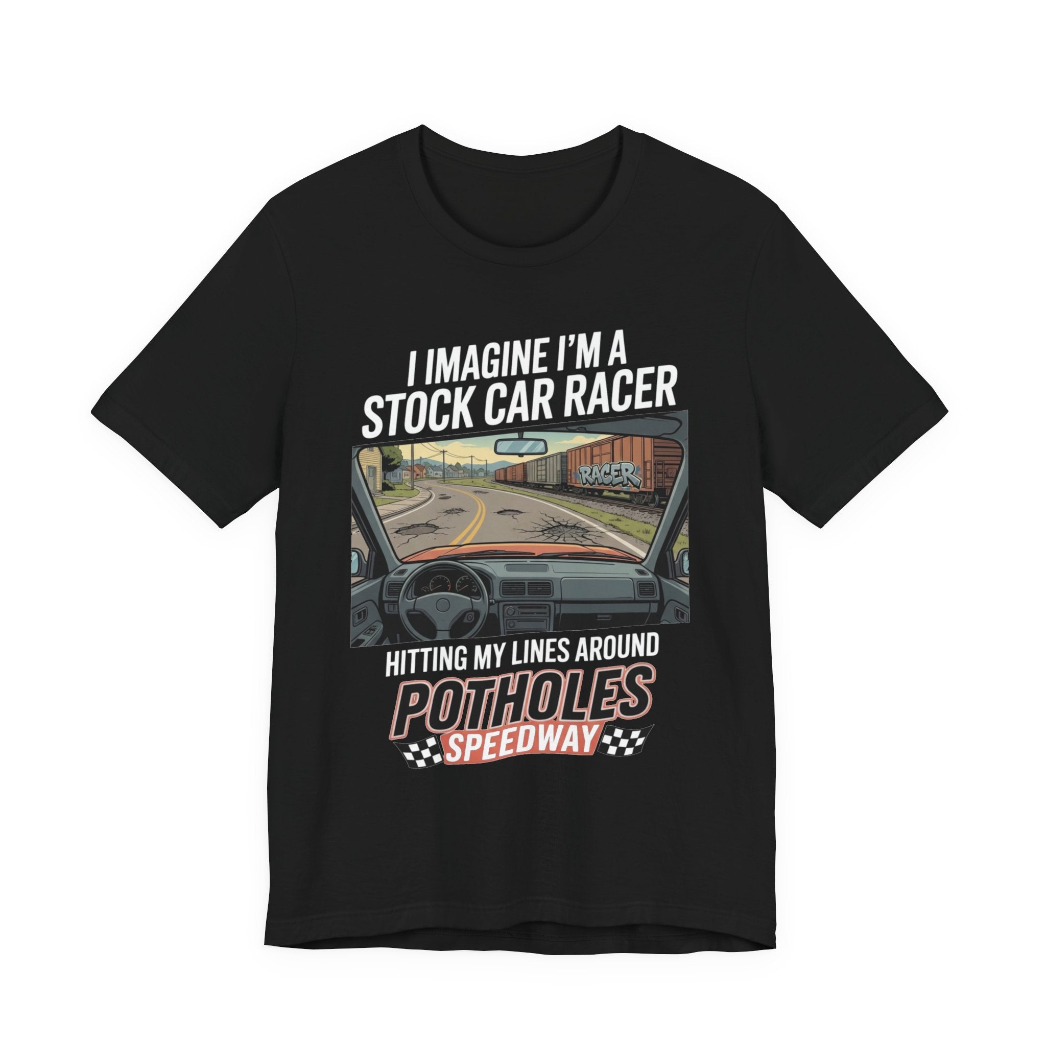 Stock Car Racer on Potholes Speedway