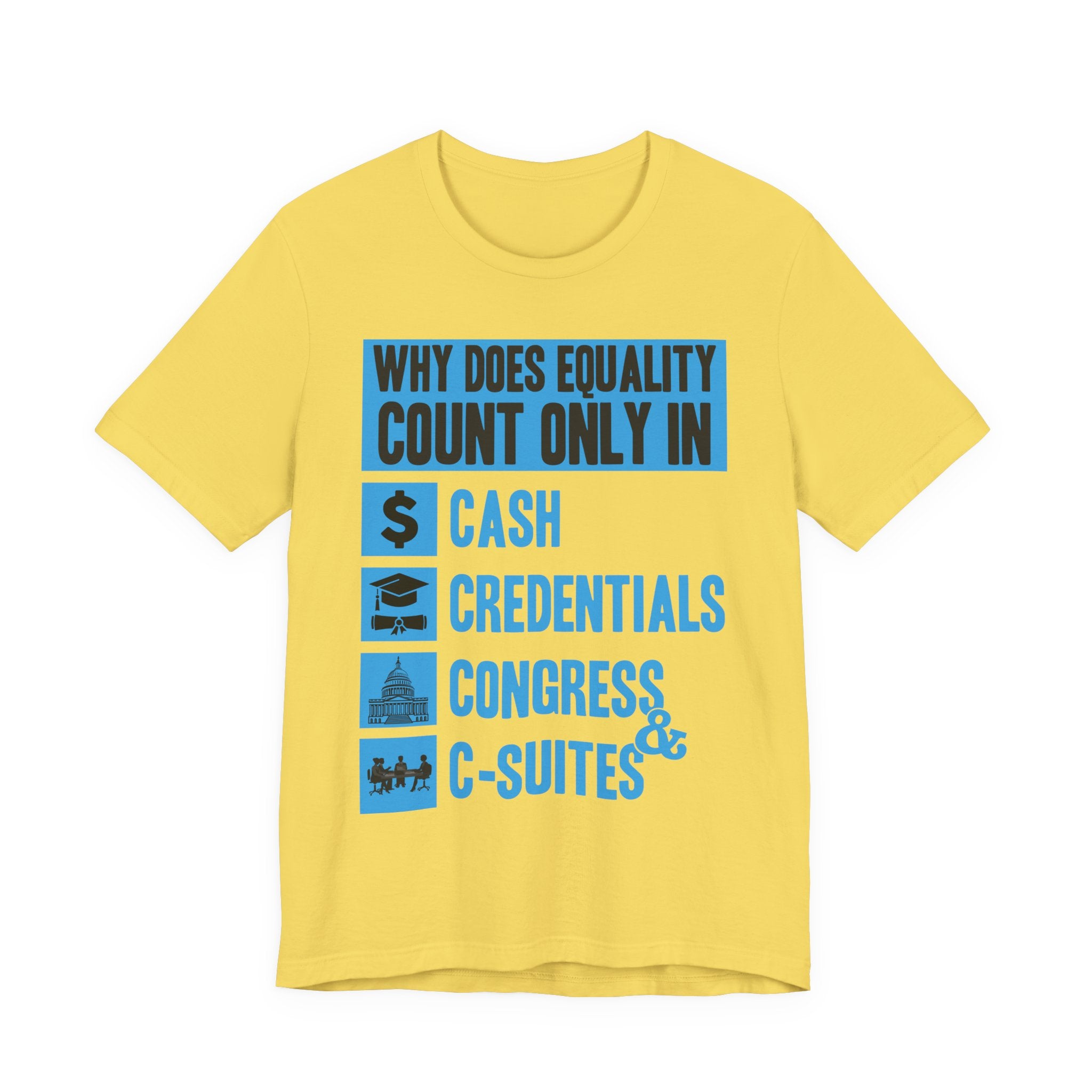 Cash Credentials Congress & C-suites - Equality