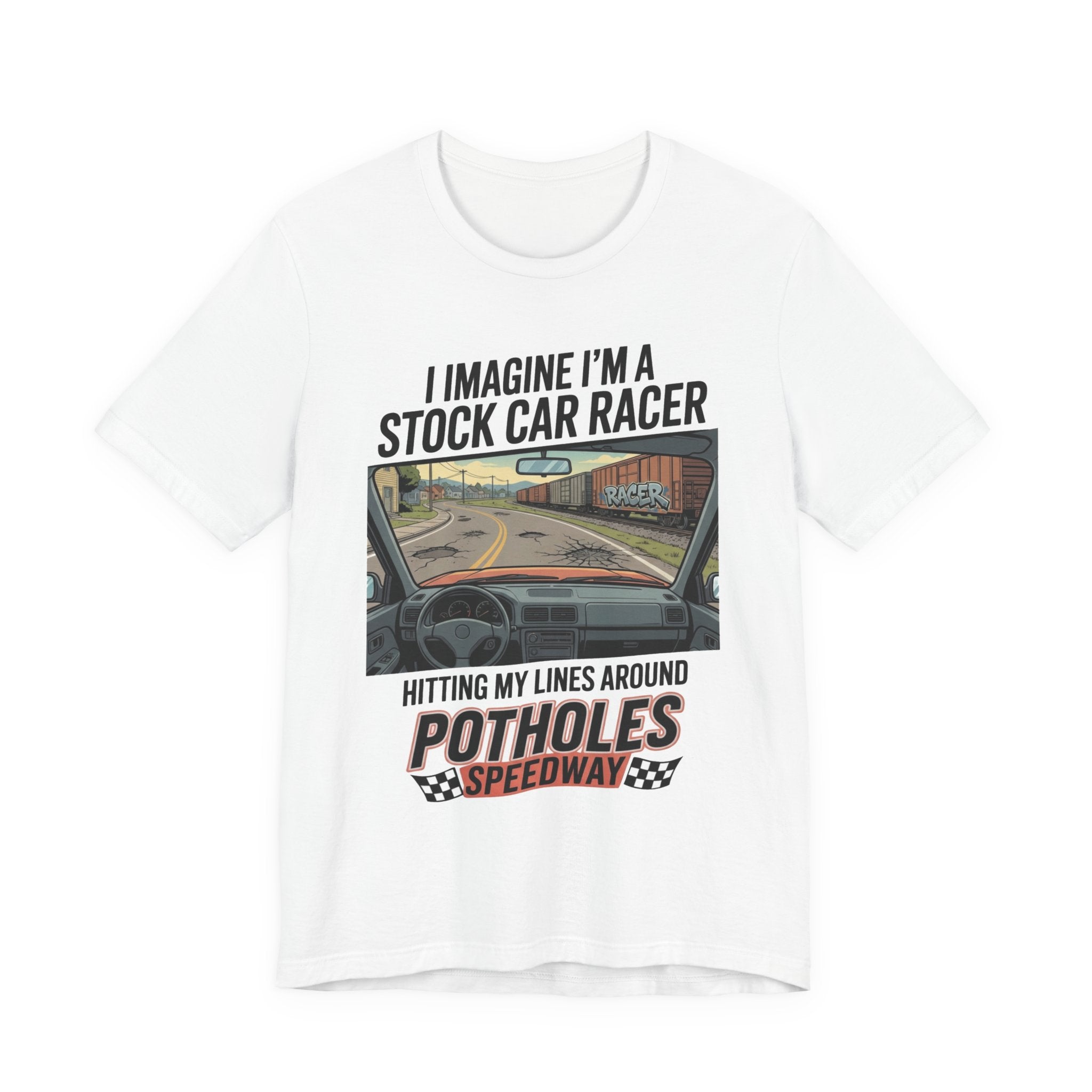 Stock Car Racer on Potholes Speedway