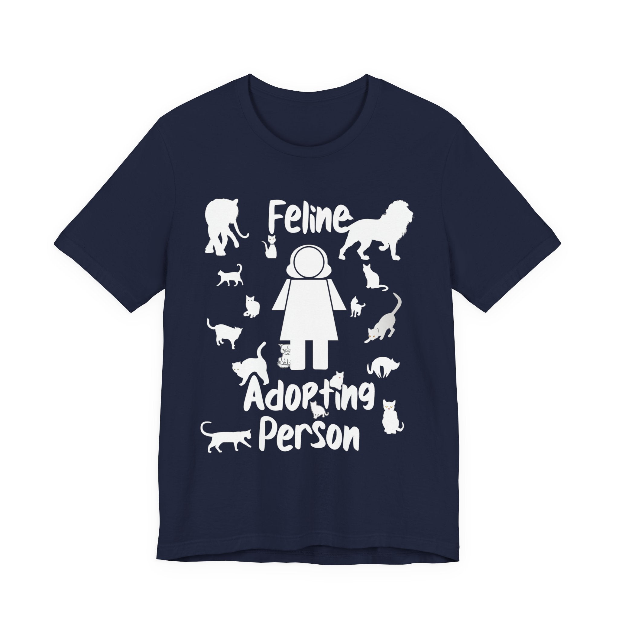 Feline Adopting Person
