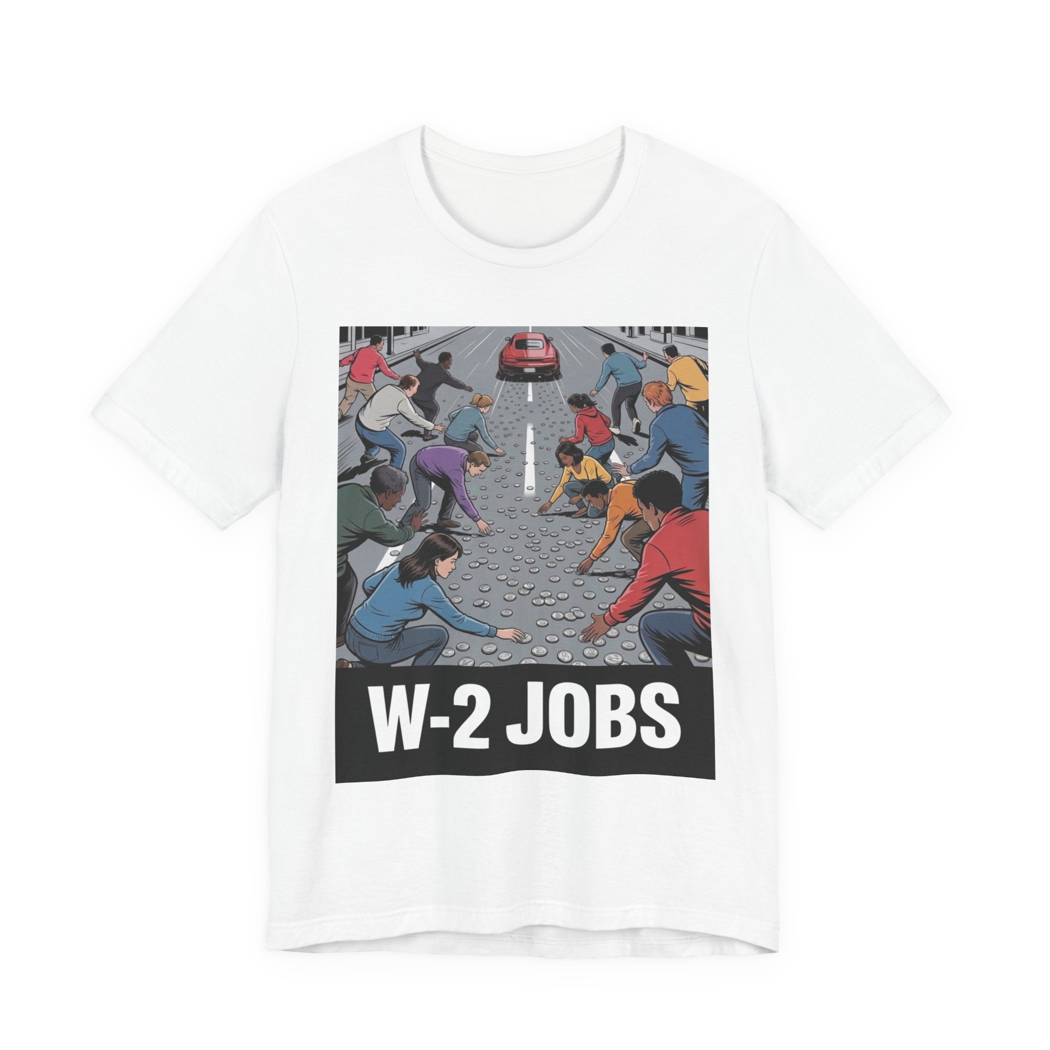 W-2 Jobs - Picking Up Nickels Behind A Sports Car