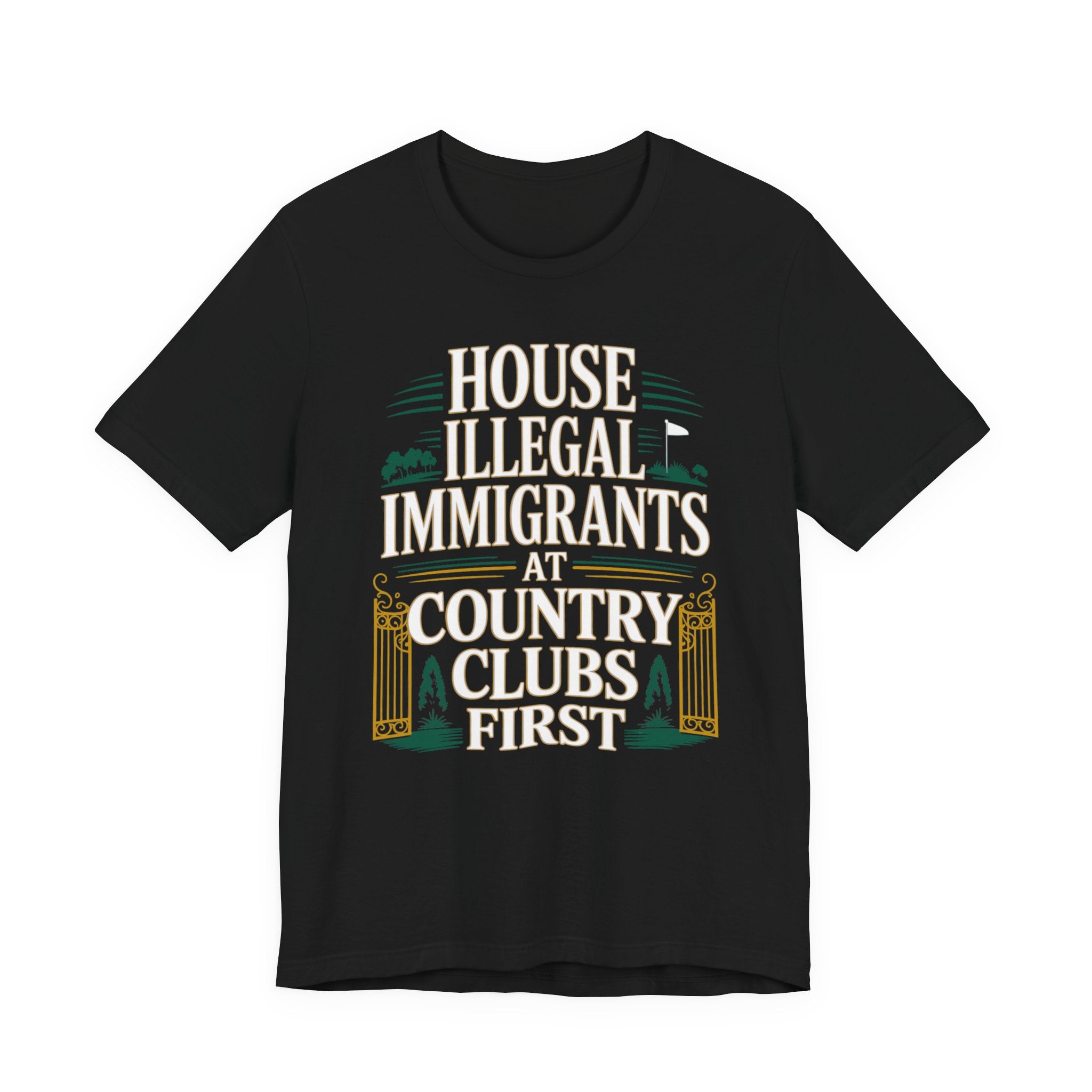 House Illegal Immigrants at Country Clubs First