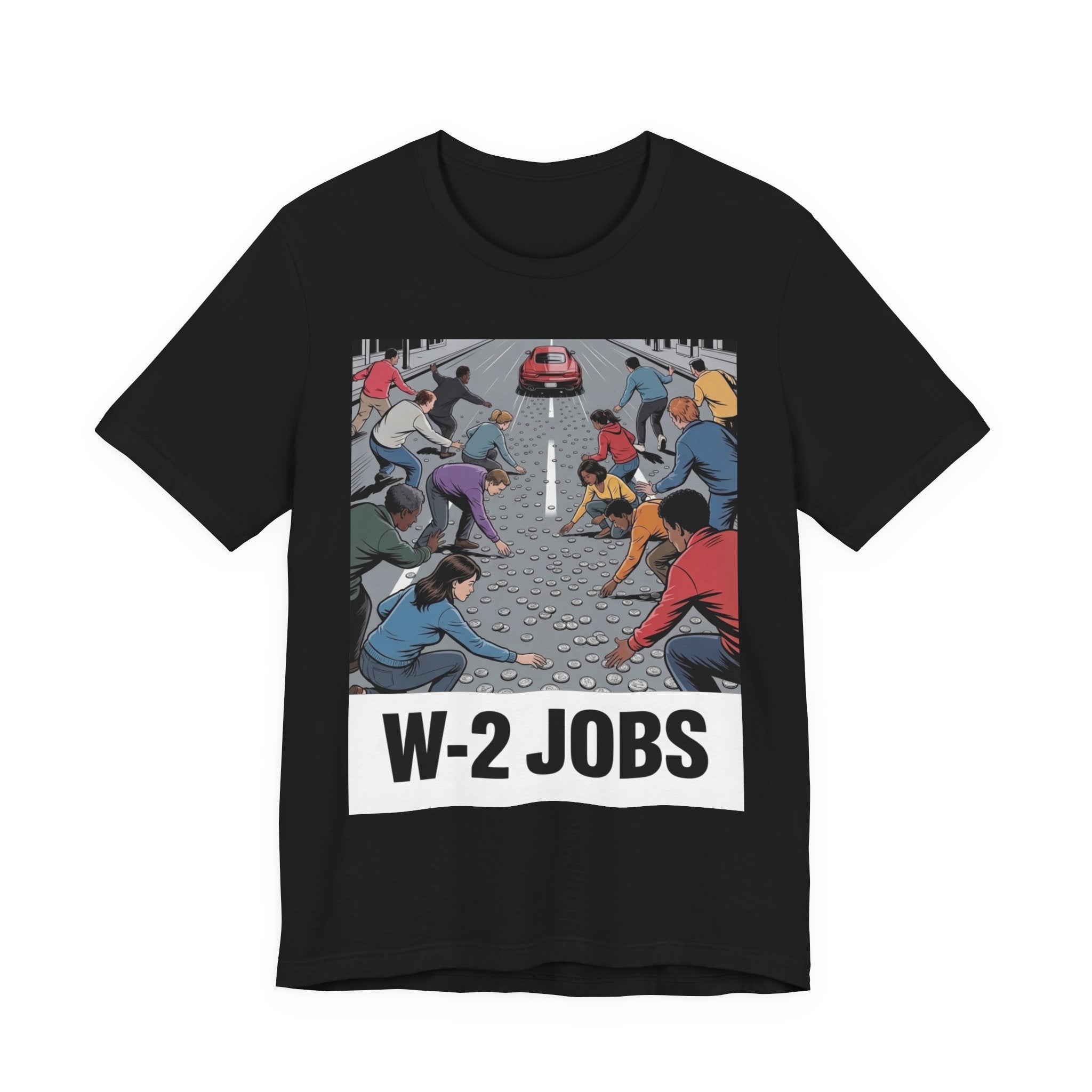 W-2 Jobs - Picking Up Nickels Behind A Sports Car