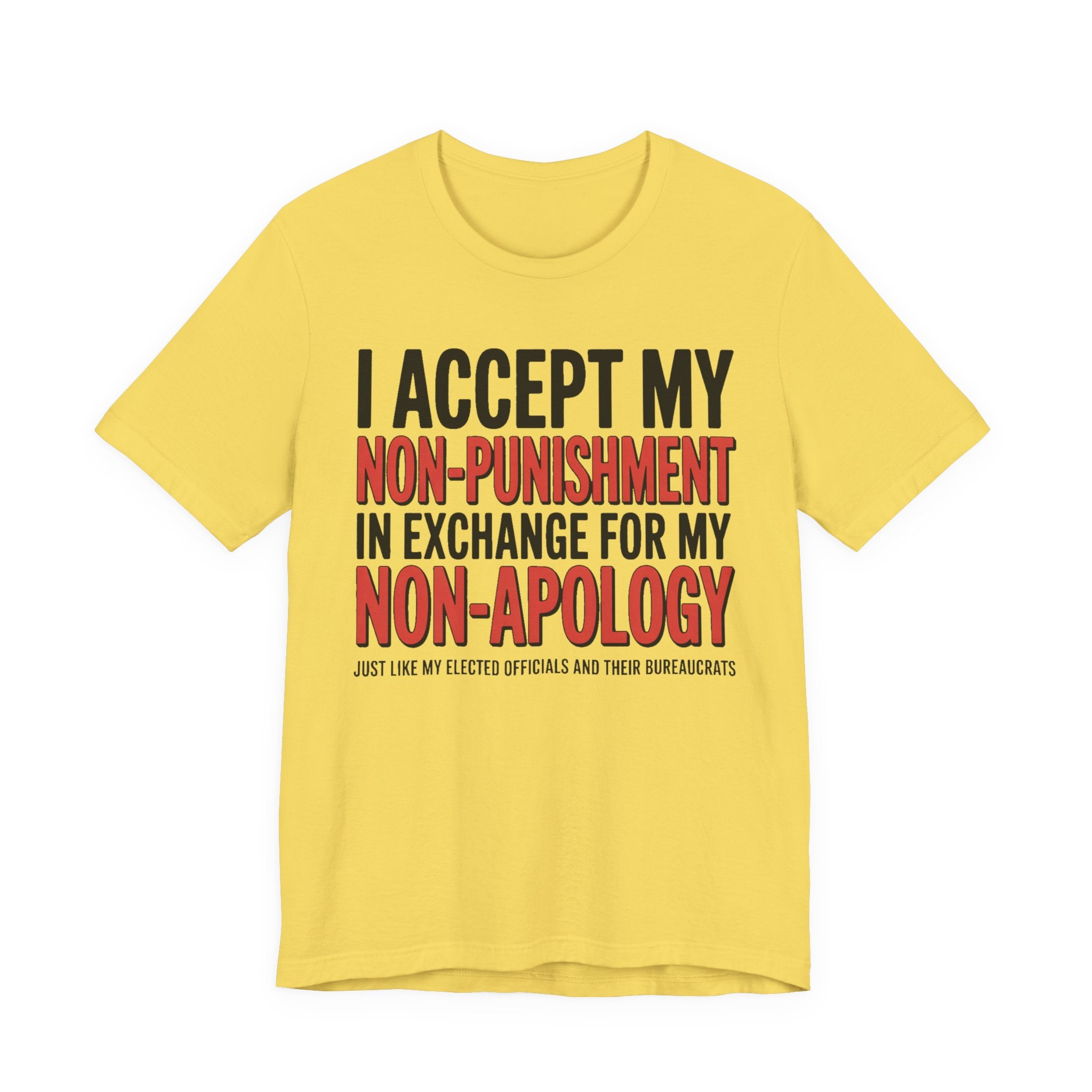 Non-Punishment In Exchange For Non-Apology