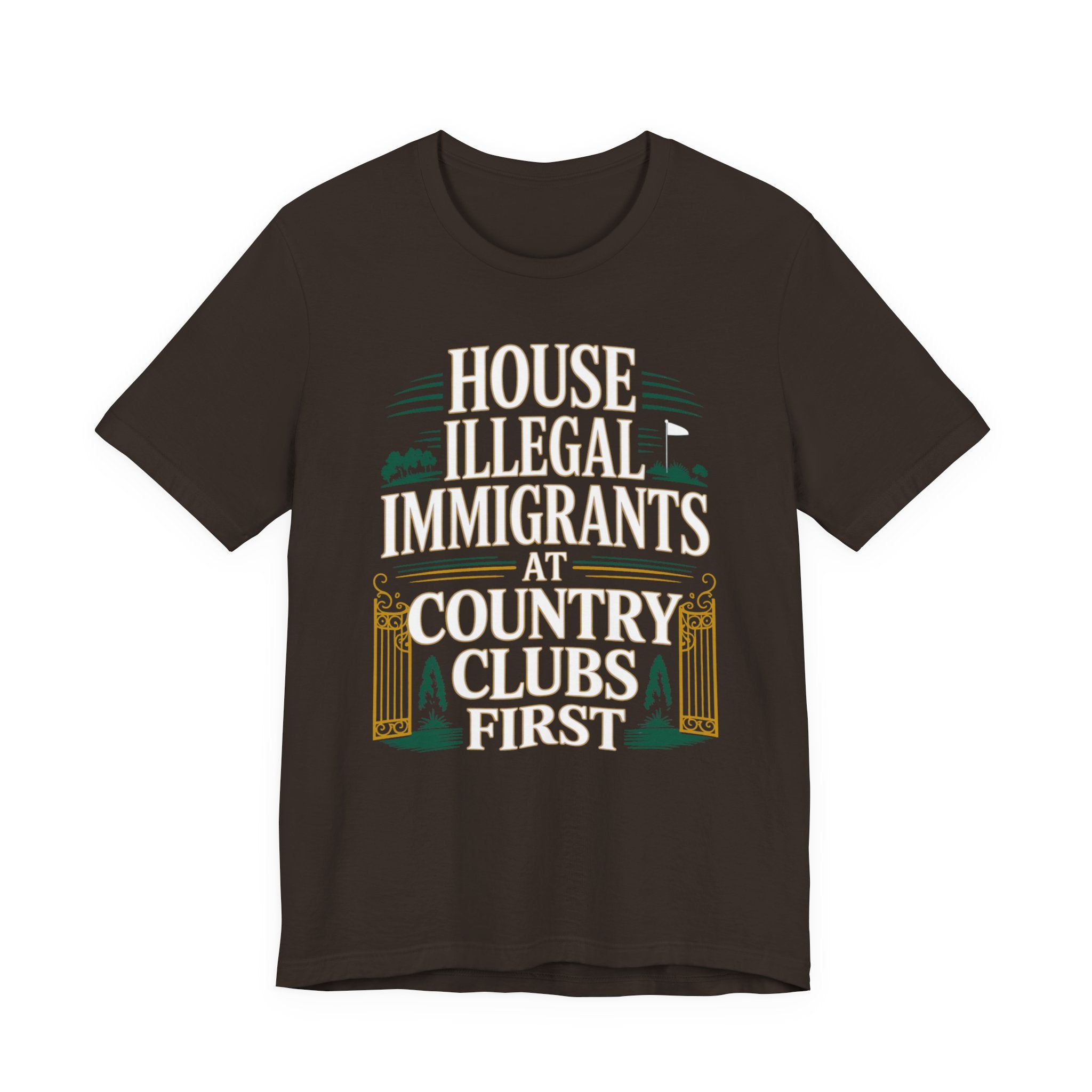 House Illegal Immigrants at Country Clubs First
