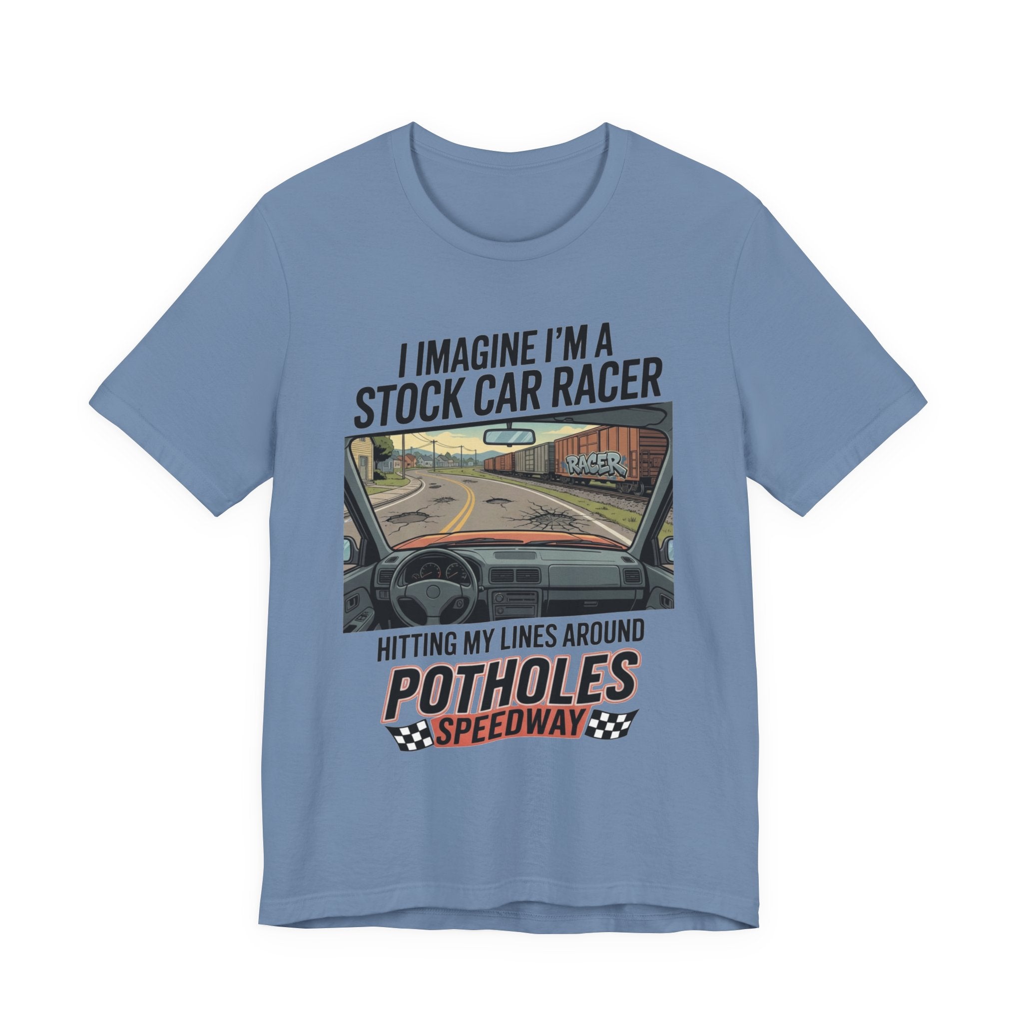 Stock Car Racer on Potholes Speedway