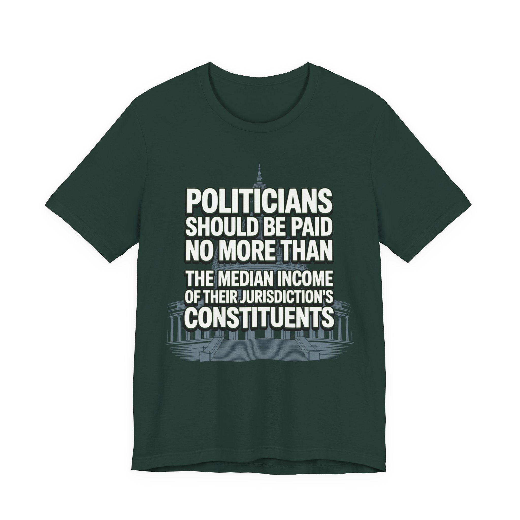 Politicians Should Be Paid No More Than Their Jurisdiction's Median Income