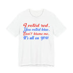 Voted Red & Blue Poem - Republican