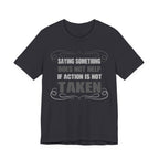 Words without Actions