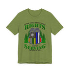 Thin Federal Line Tee - Rights/Serving