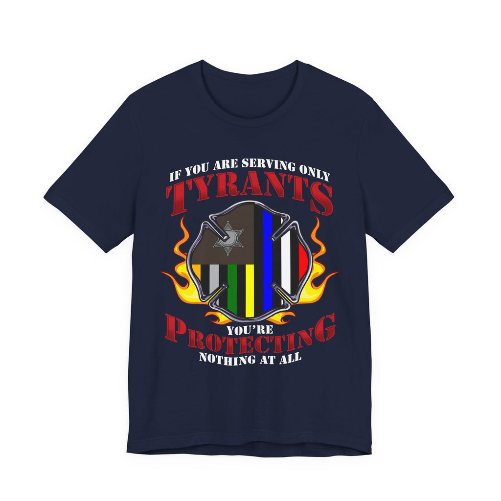 Thin Firefighter Line Tee - Tyrants/Protecting