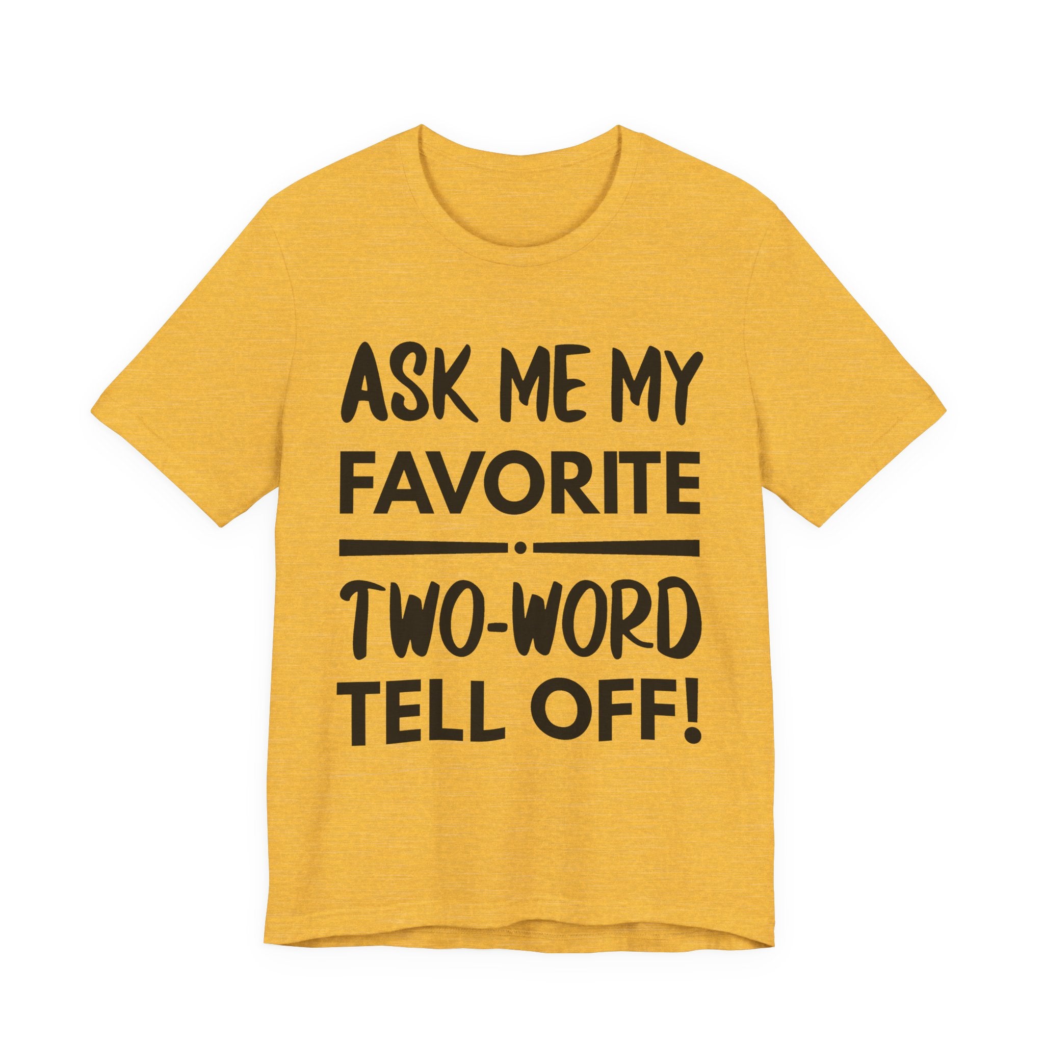 Two-Word Tell Off! - Black text - NSFW