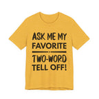 Two-Word Tell Off! - Black text - NSFW