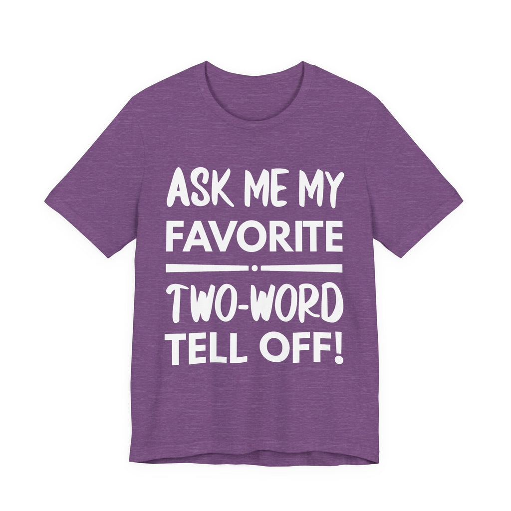 Two-Word Tell Off! - White text - NSFW