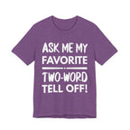 Two-Word Tell Off! - White text - NSFW