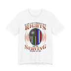 Thin Communications Line Tee - Rights/Serving