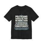 Politicians Should Be Paid No More Than Their Jurisdiction's Median Income
