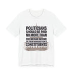 Politicians Should Be Paid No More Than Their Jurisdiction's Median Income