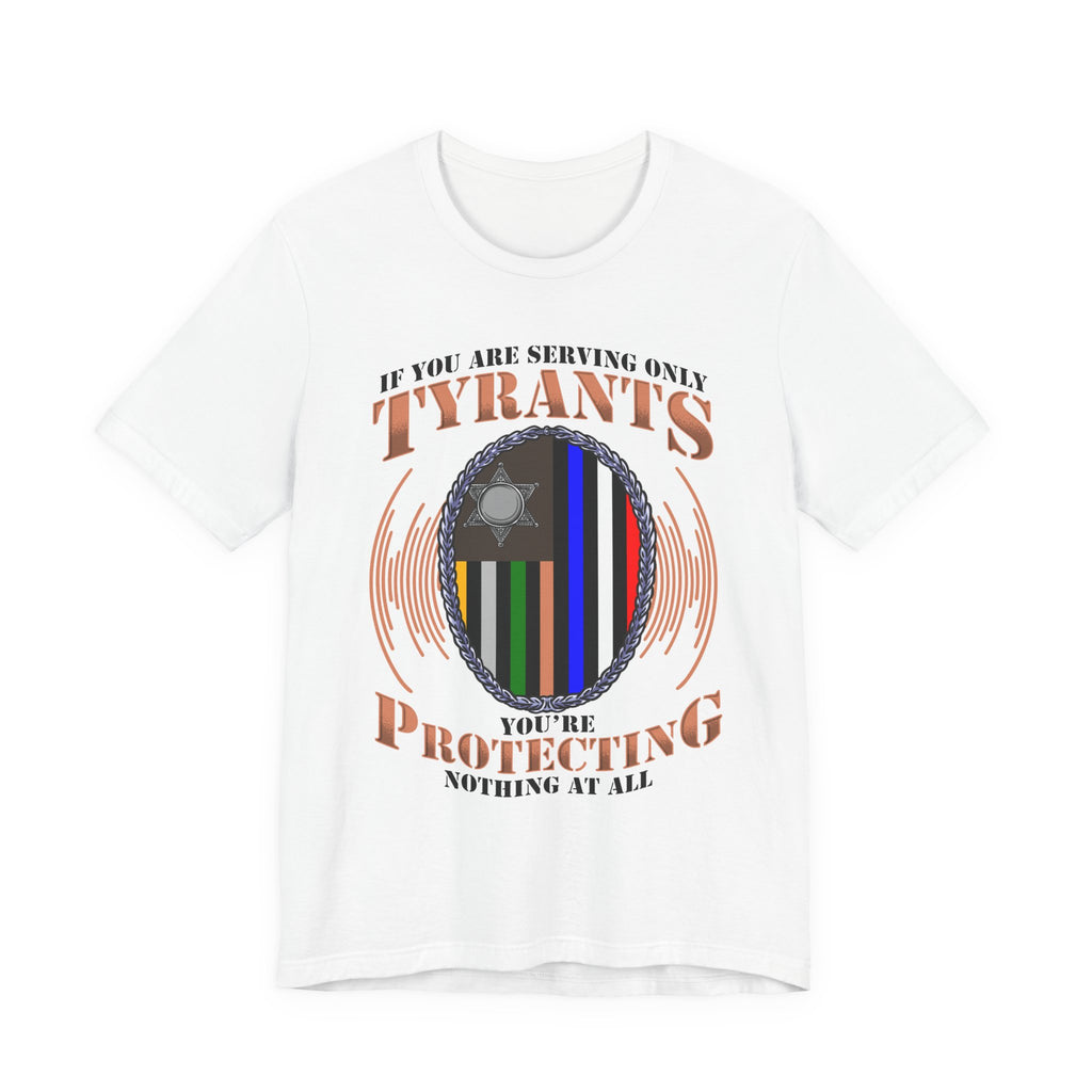 Thin Communications Line Tee - Tyrants/Protecting
