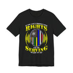 Thin Communications Line Tee - Rights/Serving