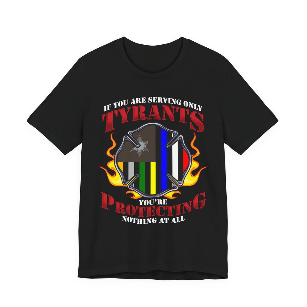 Thin Firefighter Line Tee - Tyrants/Protecting