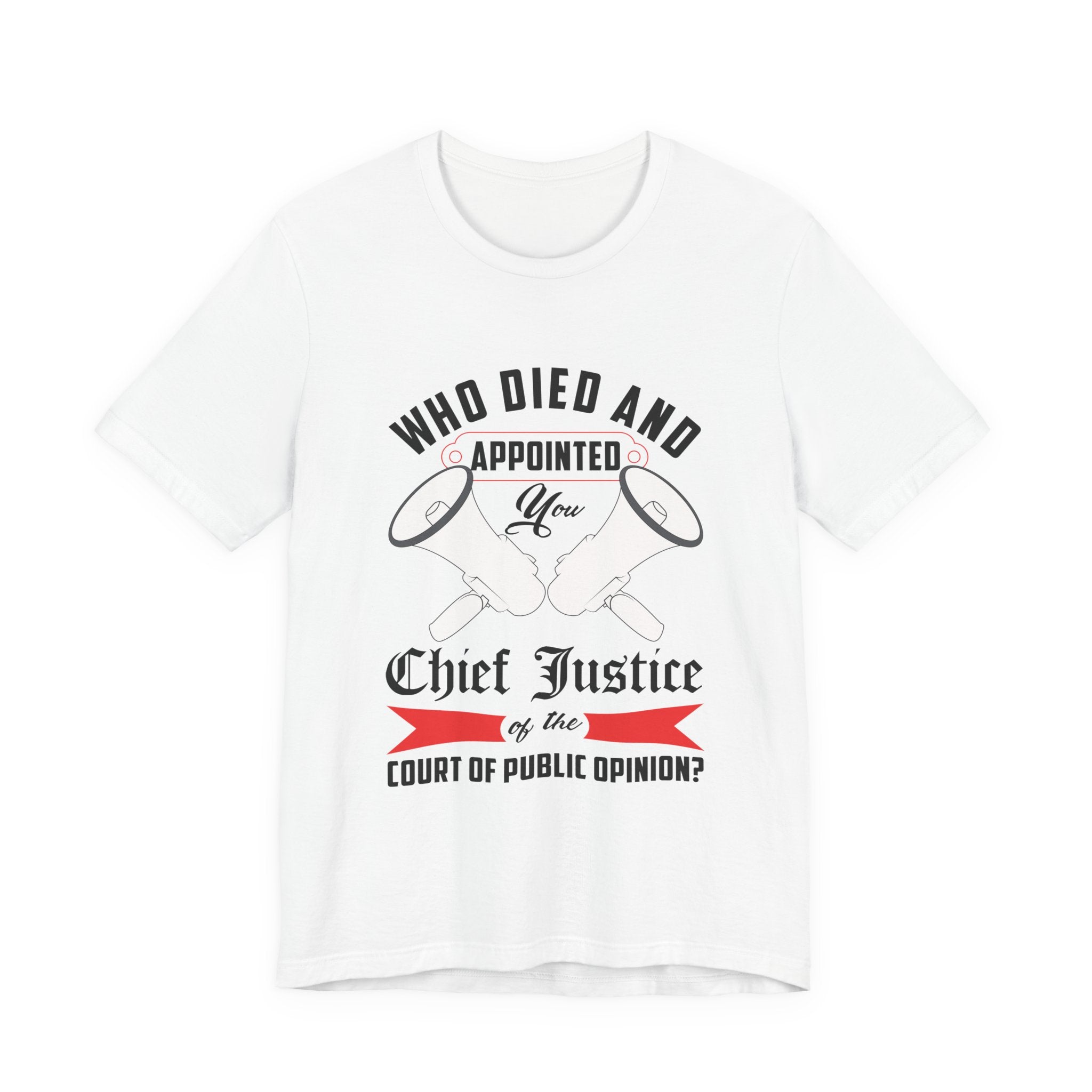 Recreation of Who Died - Appointed You Chief Justice