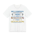 Representation more than Qualification