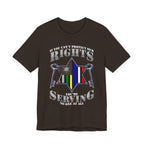 Thin Sheriff & Corrections Line Tee - Rights/Serving