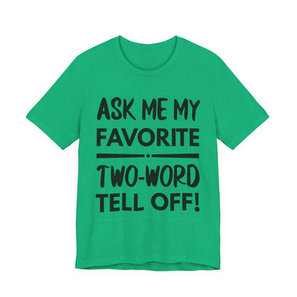 Two-Word Tell Off! - Black text - NSFW
