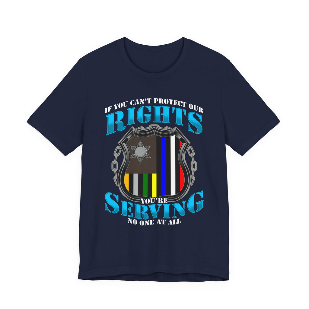 Thin Police Line Tee - Rights/Serving