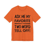 Two-Word Tell Off! - Black text - NSFW