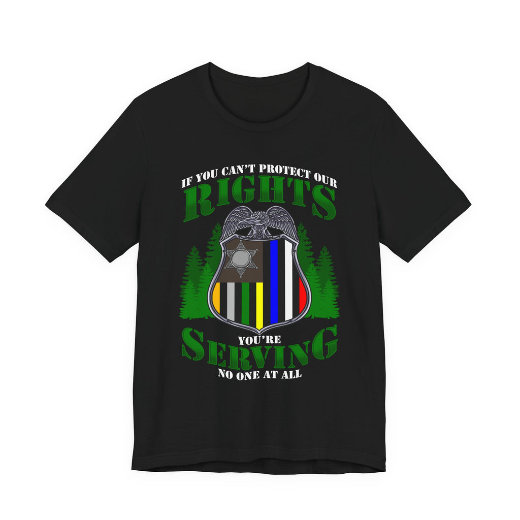Thin Federal Line Tee - Rights/Serving