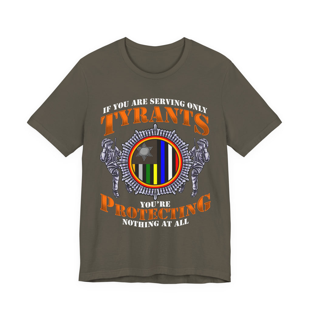 Thin Search & Rescue Line Tee - Tyrants/Protecting