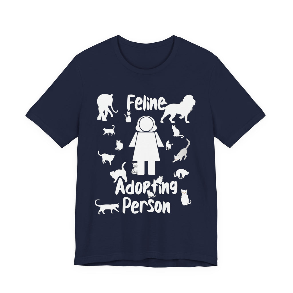 Feline Adopting Person