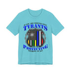 Thin Police Line Tee - Tyrants/Protecting