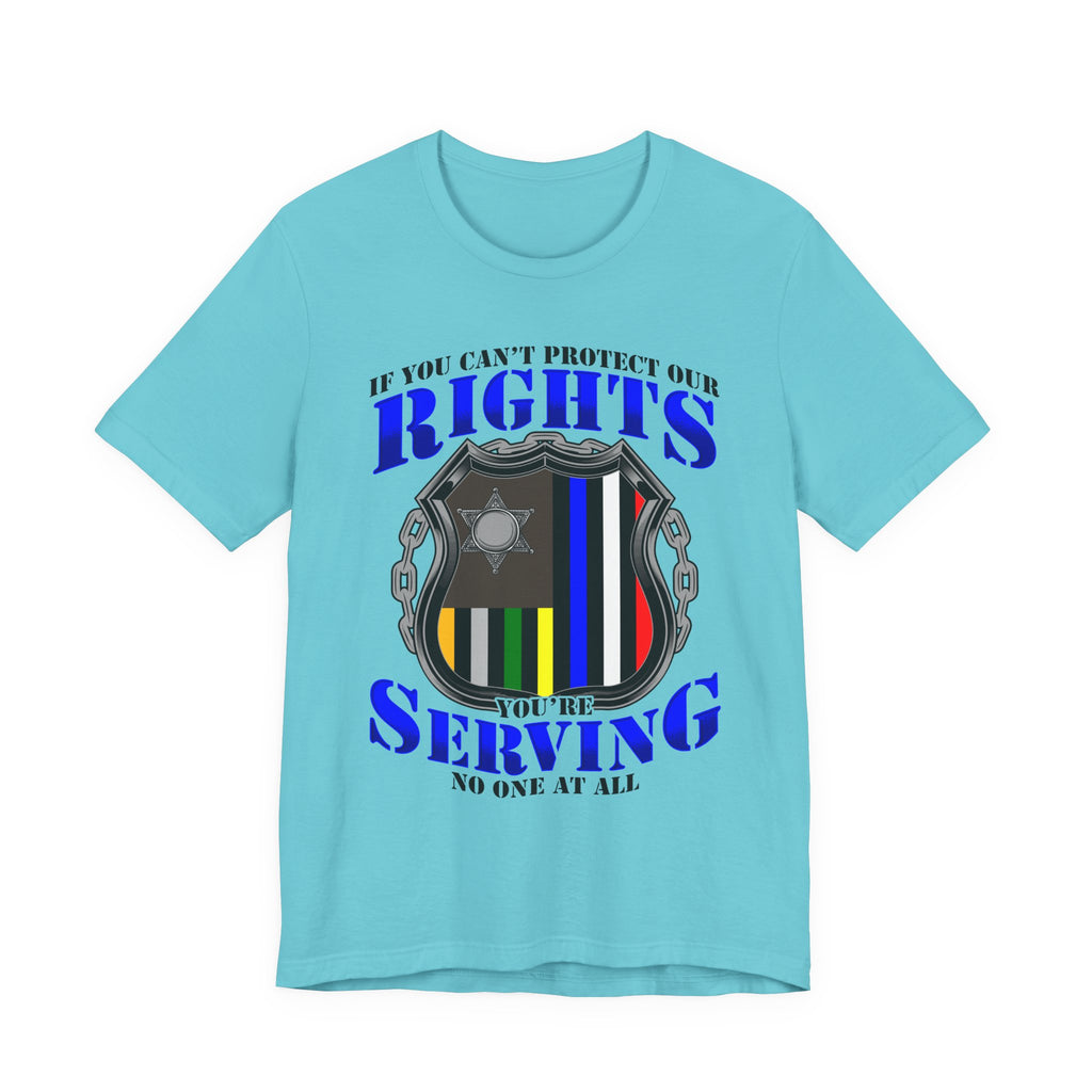 Thin Police Line Tee - Rights/Serving
