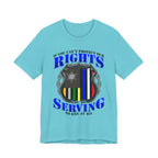 Thin Police Line Tee - Rights/Serving