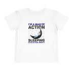 Man of Action - Sleeping is an Action [Toddler Tee]