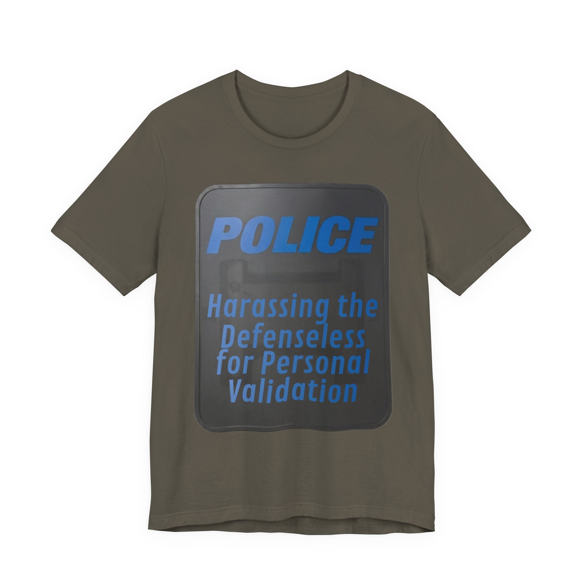 Riot Shield: Harassing the Defenseless for Personal Validation
