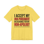 Non-Punishment In Exchange For Non-Apology