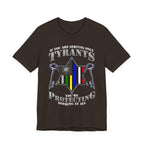 Thin Sheriff or Corrections Line Tee - Tyrants/Protecting
