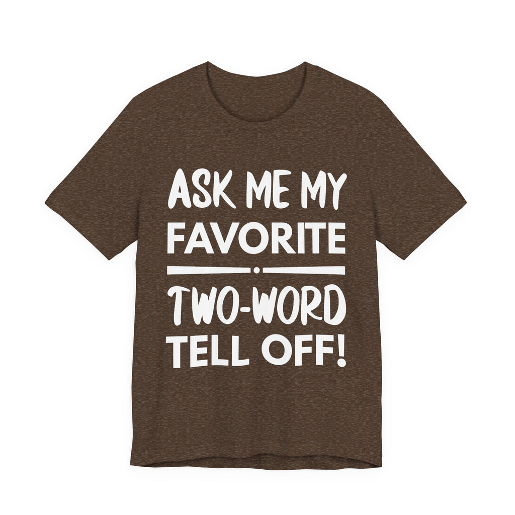 Two-Word Tell Off! - White text - NSFW