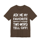 Two-Word Tell Off! - White text - NSFW