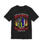 Thin Firefighter Line Tee - Rights/Serving