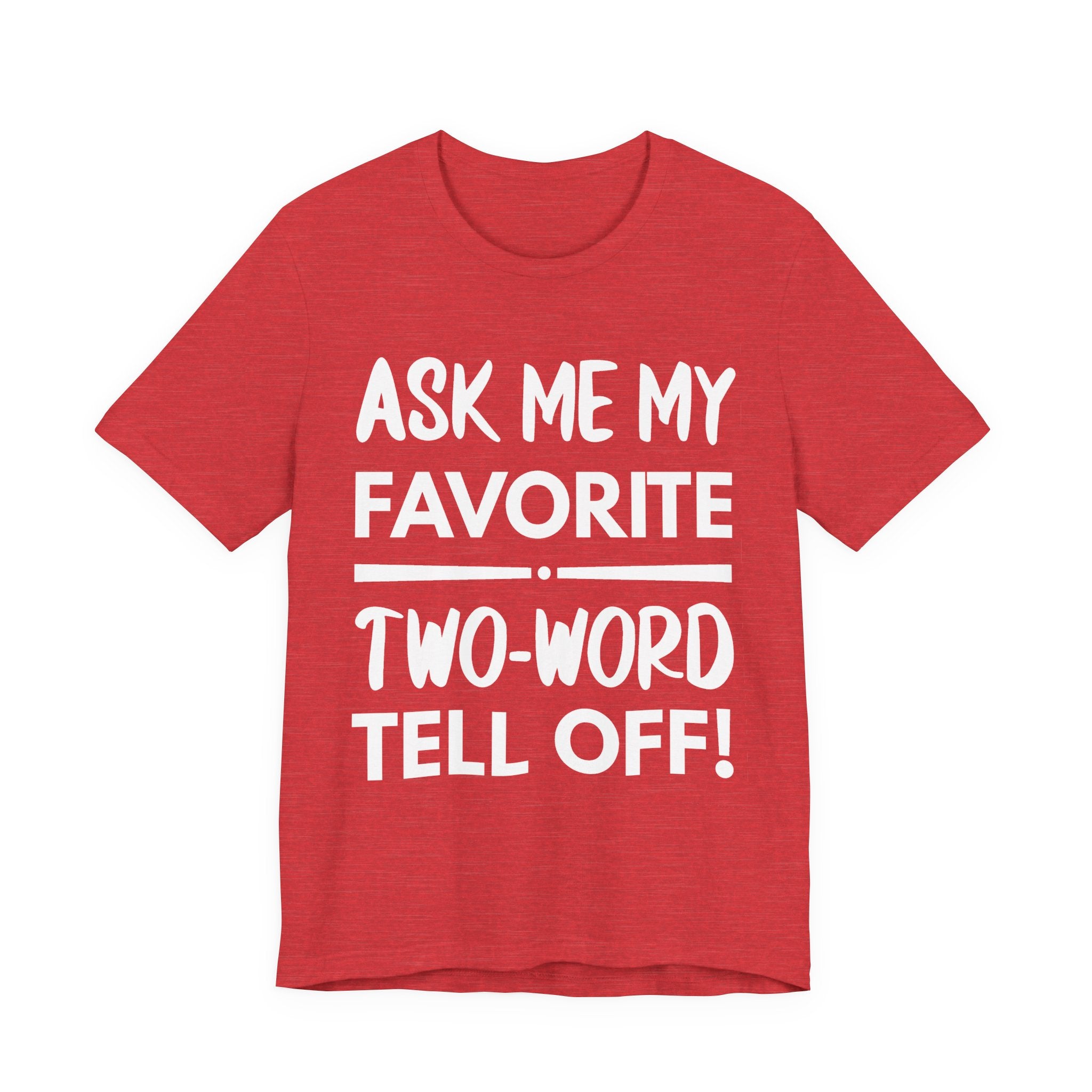 Two-Word Tell Off! - White text - NSFW
