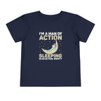 Man of Action - Sleeping is an Action [Toddler Tee]