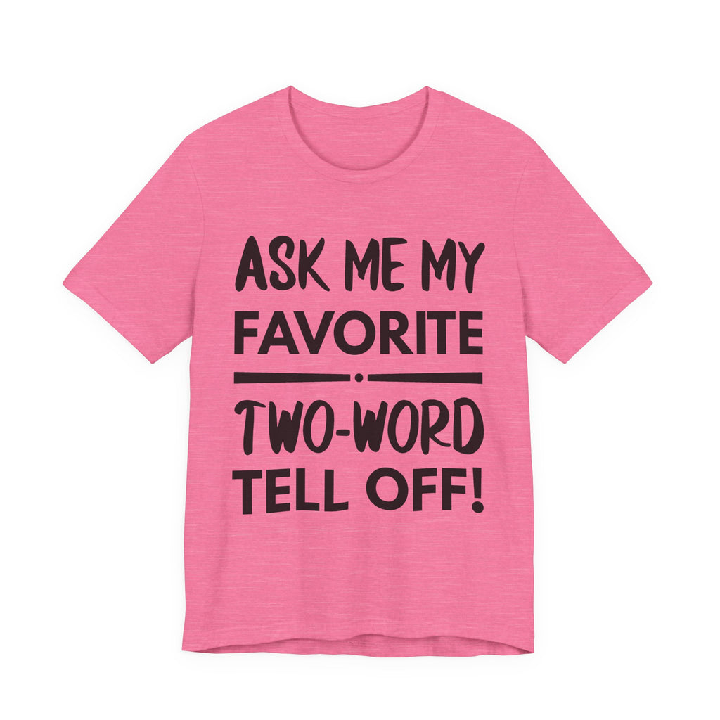 Two-Word Tell Off! - Black text - NSFW