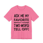 Two-Word Tell Off! - Black text - NSFW