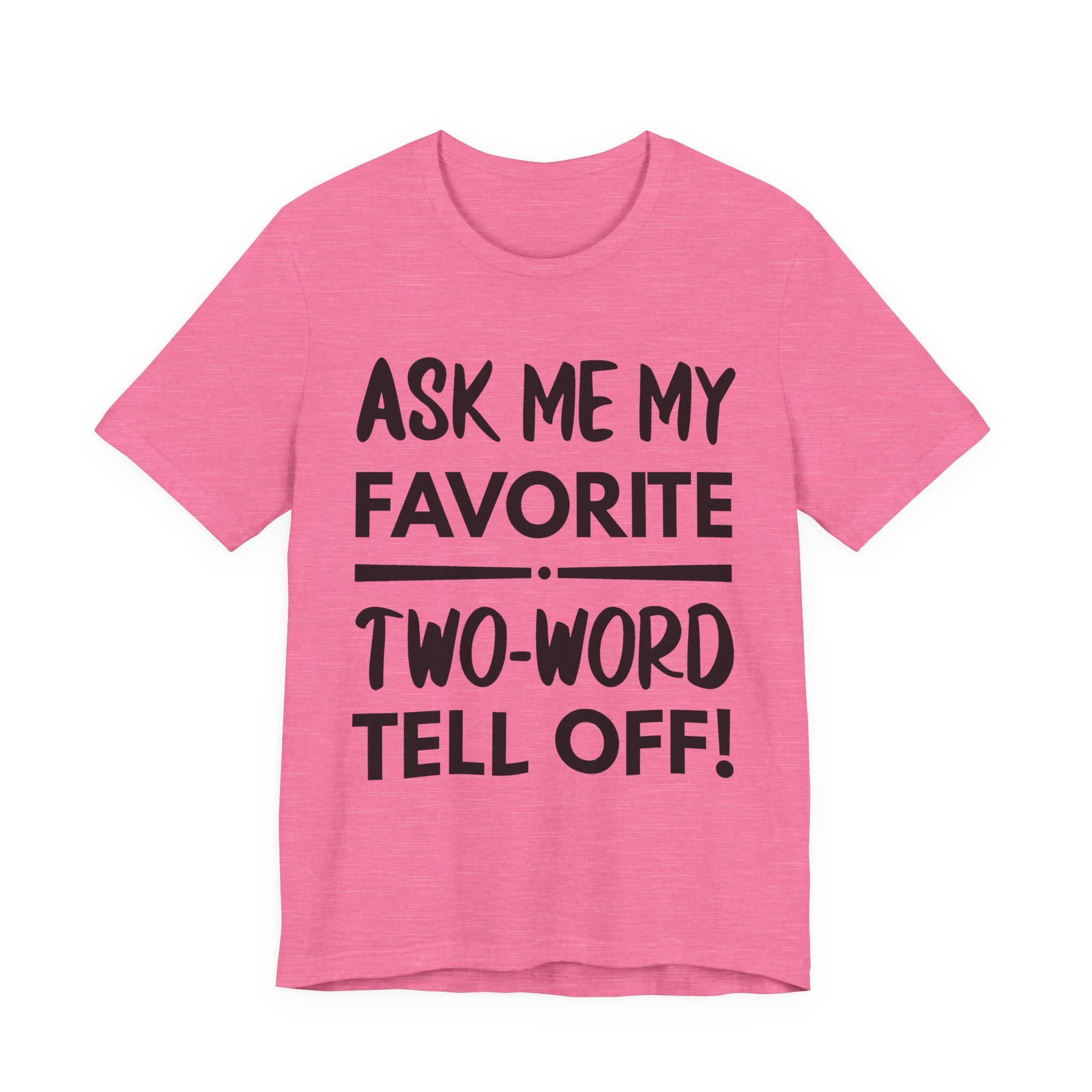 Two-Word Tell Off! - Black text - NSFW